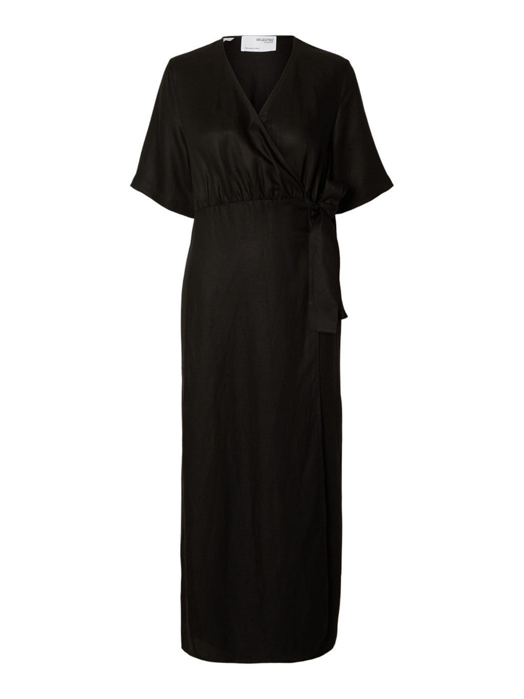Allesandra 2/4 Ankle Wrap Dress Black | Kjoler | Smuk - Dameklær på nett