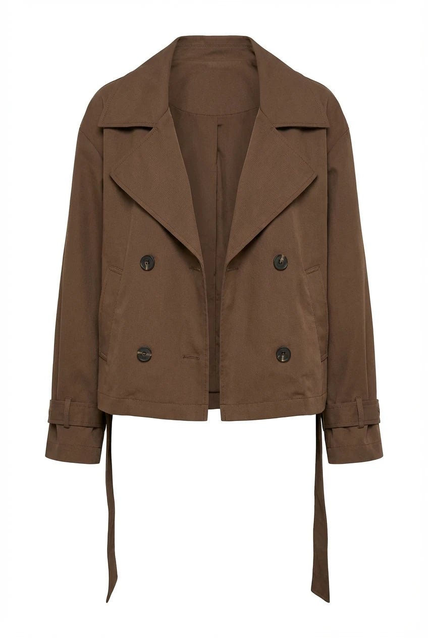 Alma Trenchcoat Dark Brown | Yttertøy | Smuk