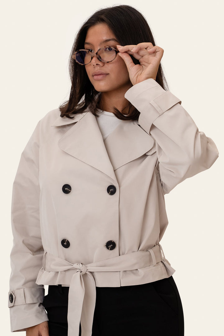 Alma Trenchcoat Light Sand | Yttertøy | Smuk