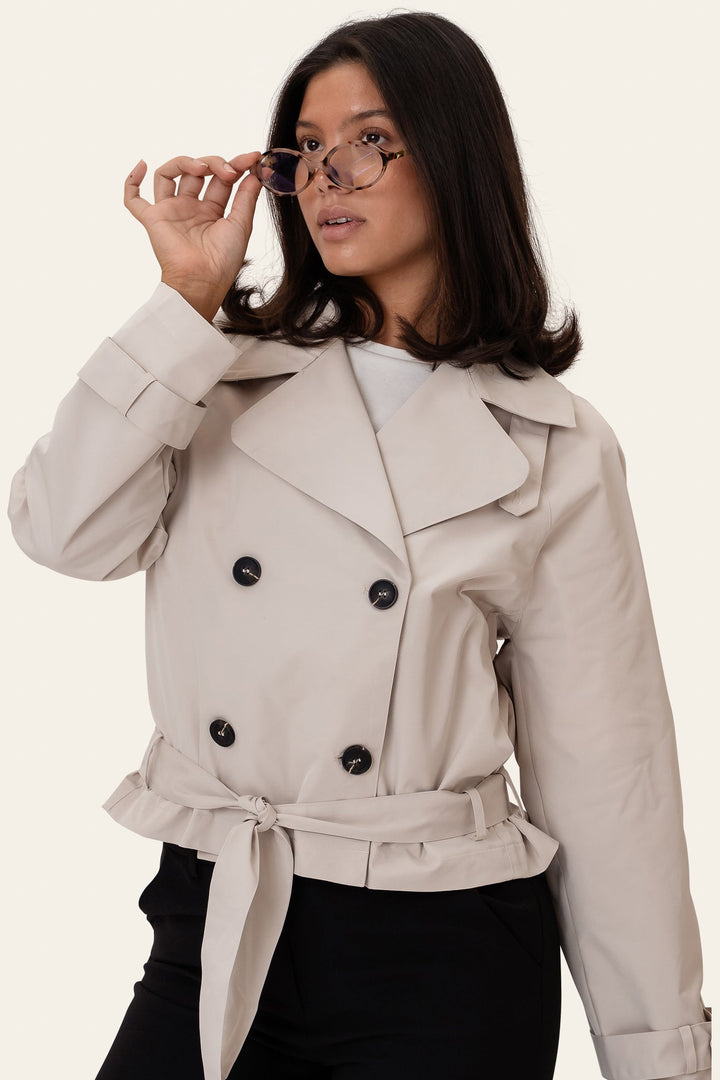Alma Trenchcoat Light Sand | Yttertøy | Smuk