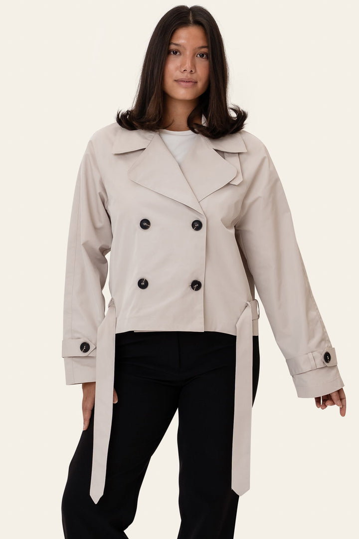 Alma Trenchcoat Light Sand | Yttertøy | Smuk