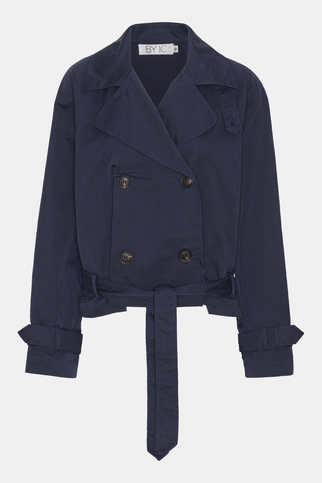 Alma Trenchcoat Navy | Yttertøy | Smuk - Dameklær på nett
