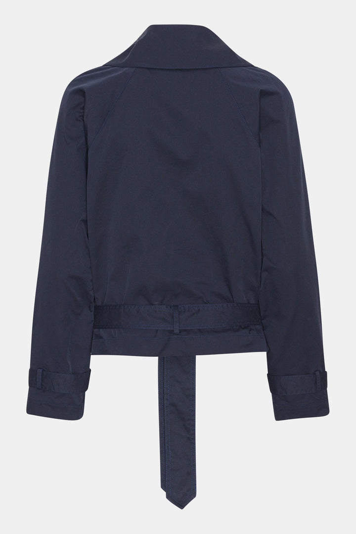 Alma Trenchcoat Navy | Yttertøy | Smuk - Dameklær på nett