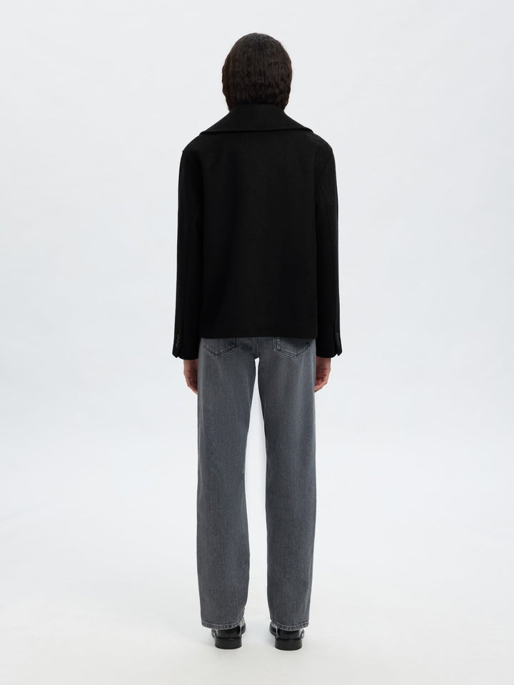 Alma Wool Blend Jacket Black | Yttertøy | Smuk - Dameklær på nett