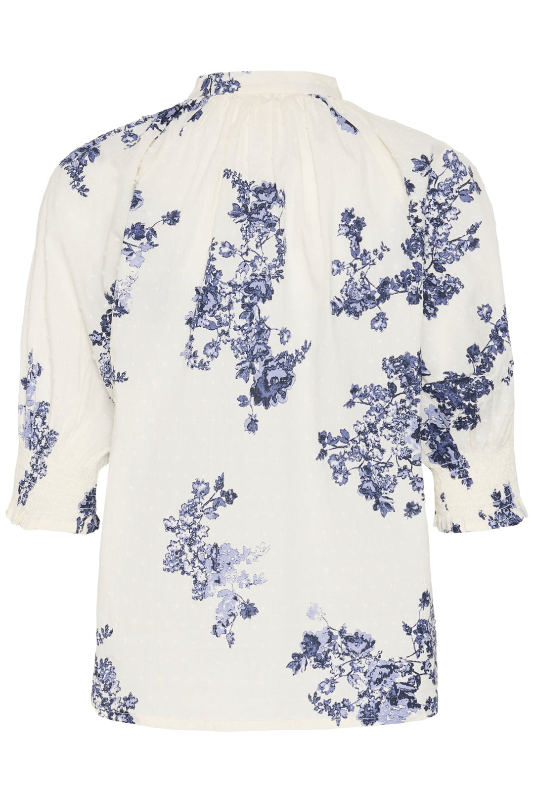 Almeras Shirt Blue Shadow Flower Print | Skjorter og bluser | Smuk