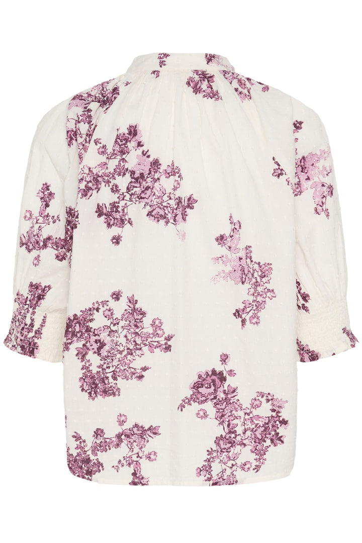 Almeras Shirt Pink Shadow Flower Print | Skjorter og bluser | Smuk
