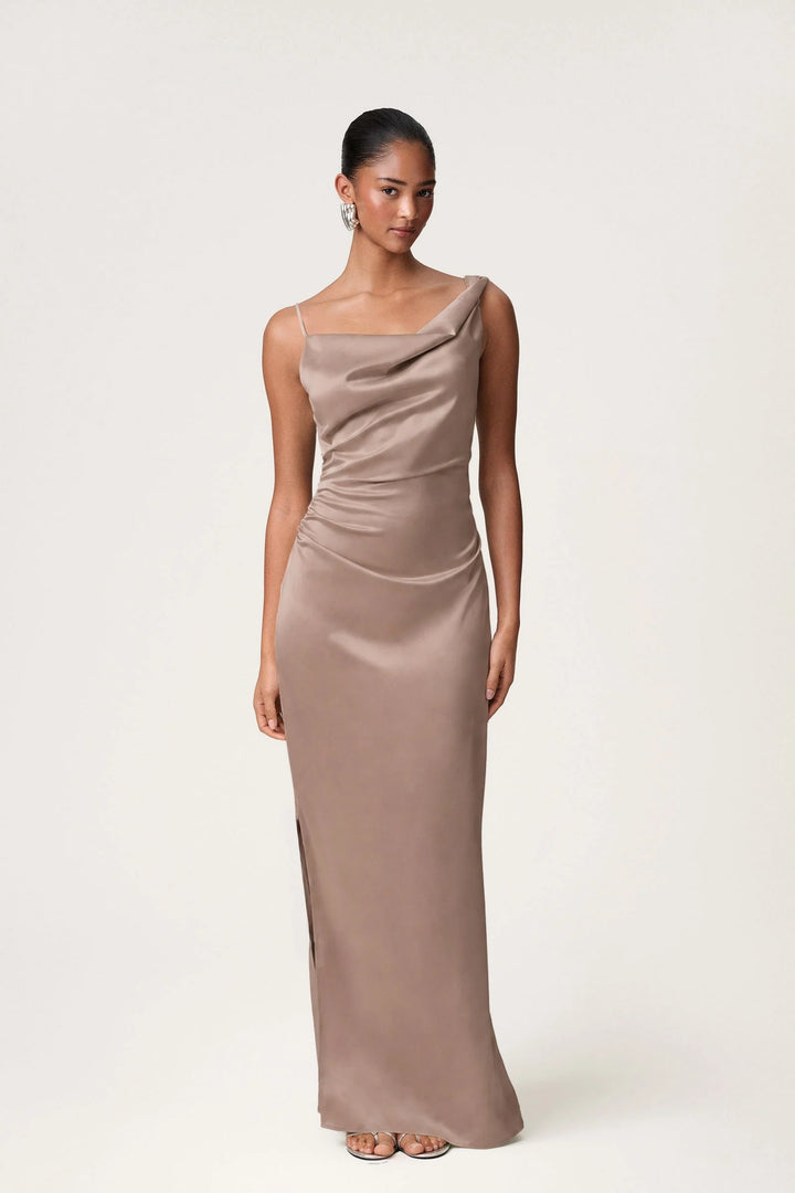 Almeria Maxi Dress Taupe