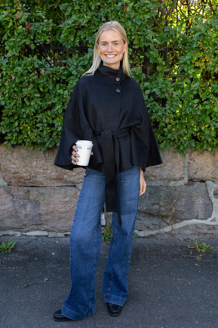 Almio Handmade Wool Blend Jacket Black | Yttertøy | Smuk