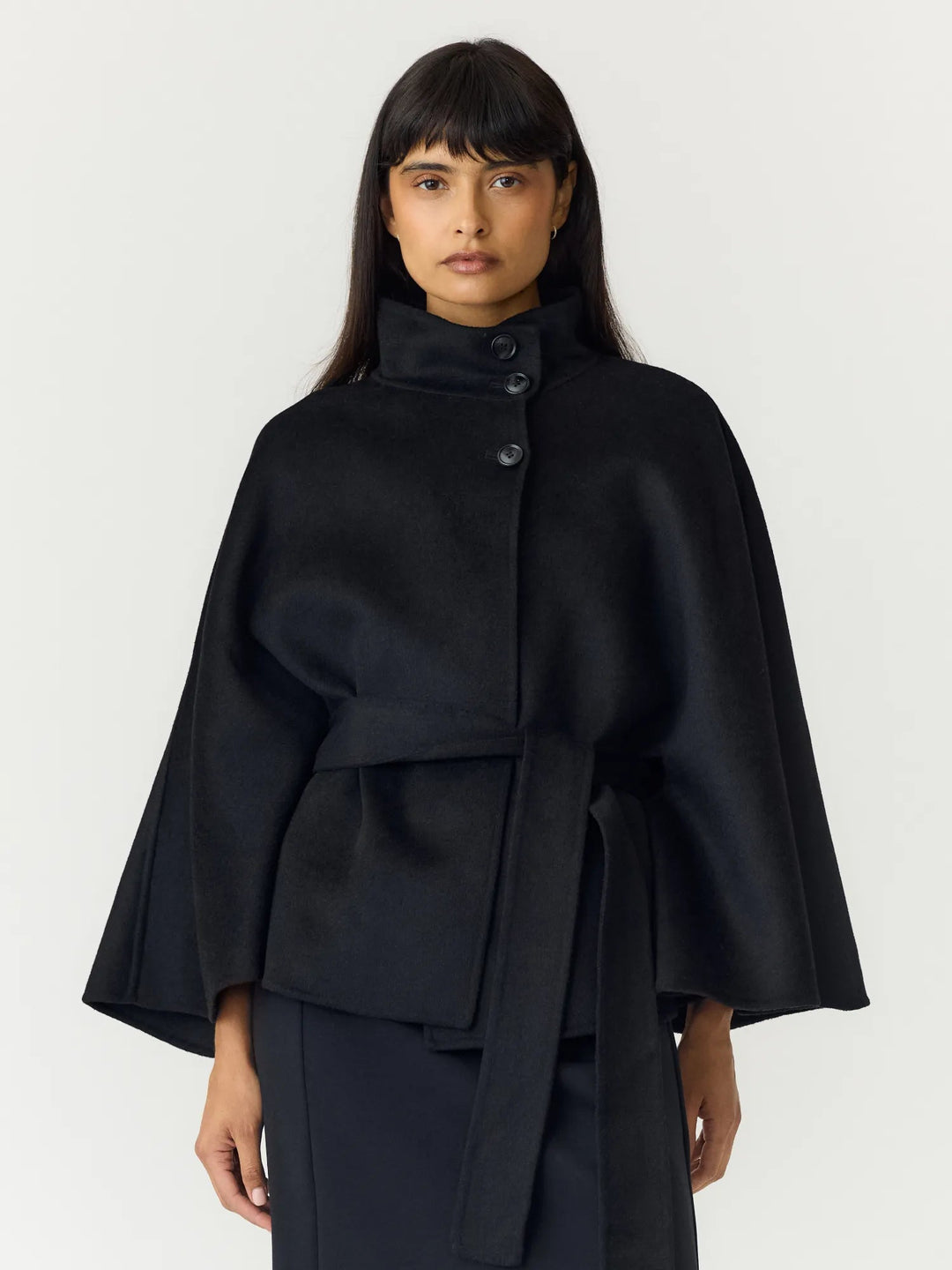 Almio Handmade Wool Blend Jacket Black | Yttertøy | Smuk