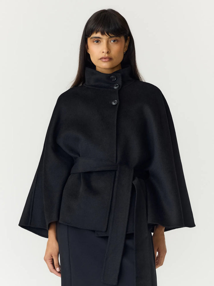 Almio Handmade Wool Blend Jacket Black | Yttertøy | Smuk