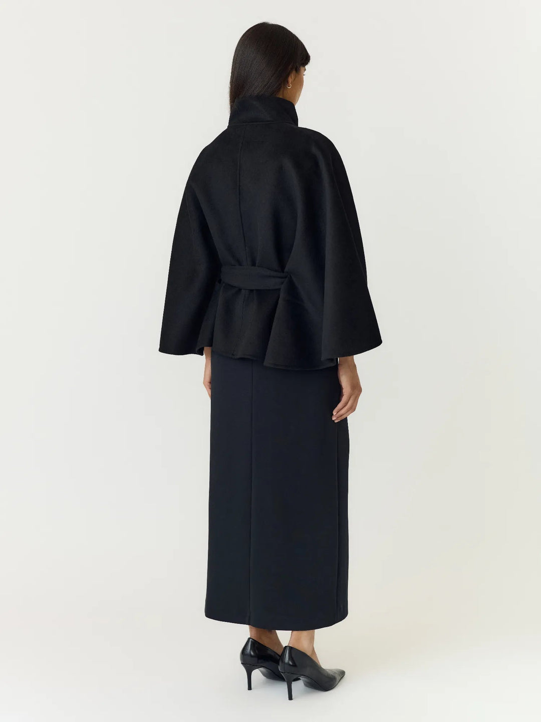 Almio Handmade Wool Blend Jacket Black | Yttertøy | Smuk