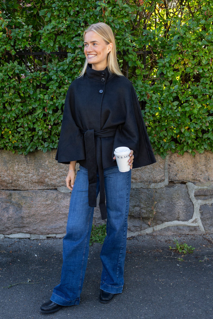 Almio Handmade Wool Blend Jacket Black | Yttertøy | Smuk