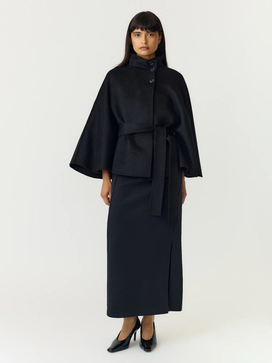 Almio Handmade Wool Blend Jacket Black | Yttertøy | Smuk