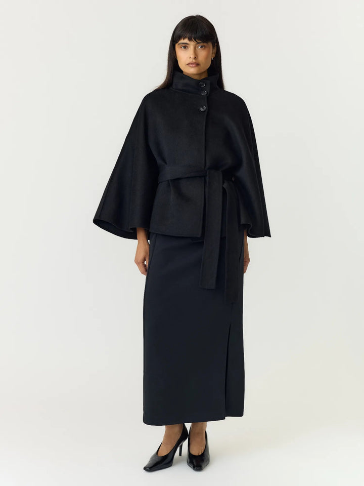 Almio Handmade Wool Blend Jacket Black | Yttertøy | Smuk