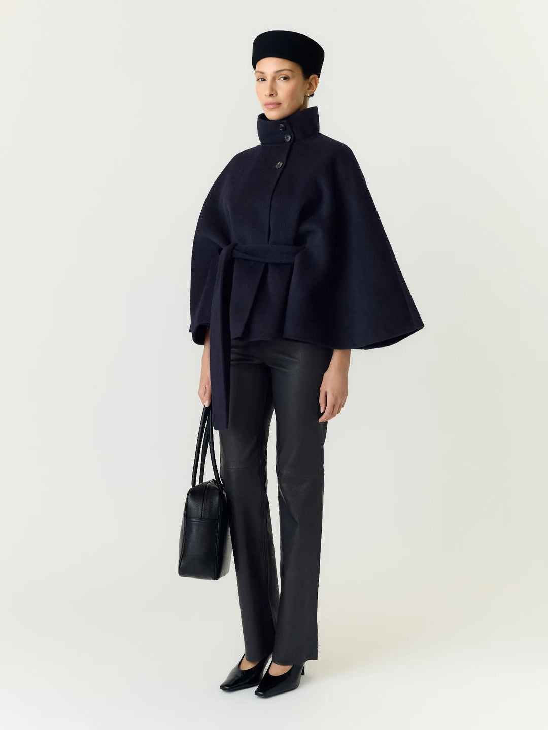 Almio Handmade Wool Blend Jacket Navy Blazer | Yttertøy | Smuk