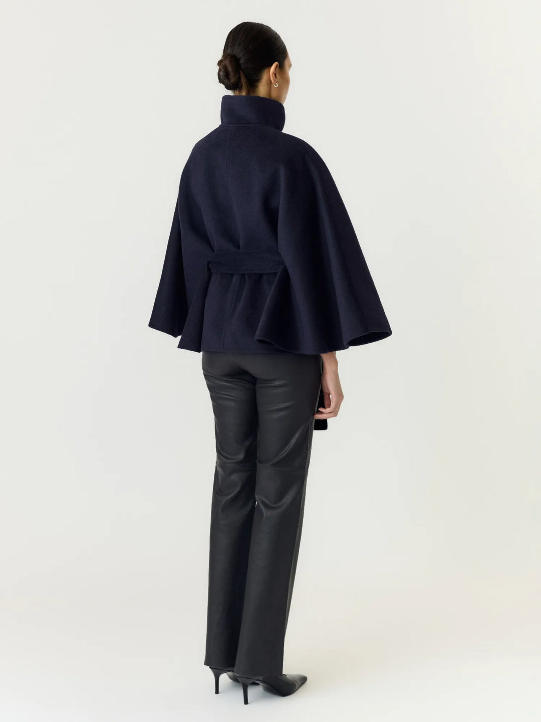 Almio Handmade Wool Blend Jacket Navy Blazer | Yttertøy | Smuk