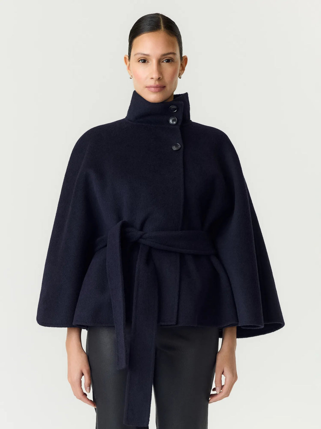 Almio Handmade Wool Blend Jacket Navy Blazer | Yttertøy | Smuk