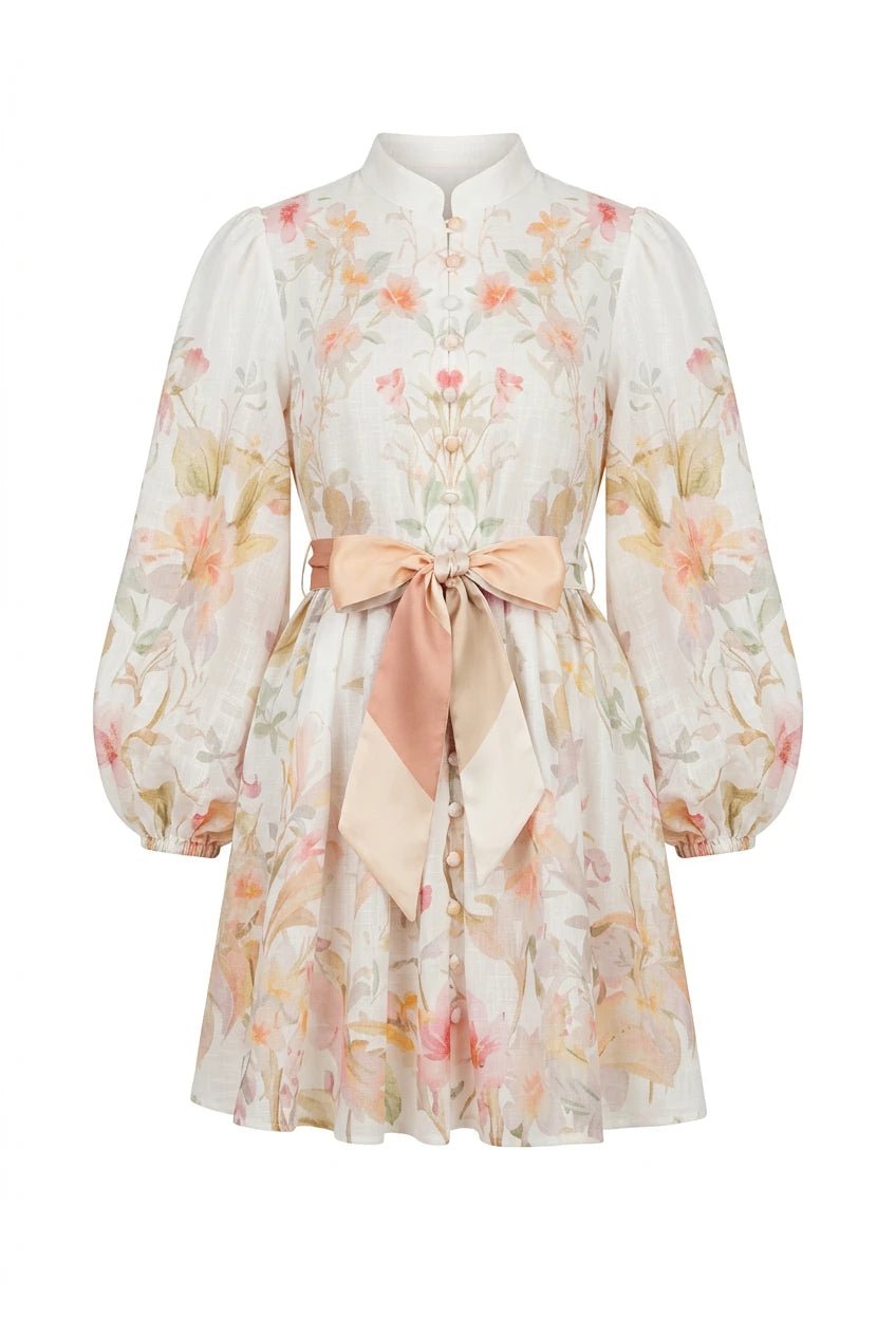Alva Mini Dress White | Kjoler | Smuk