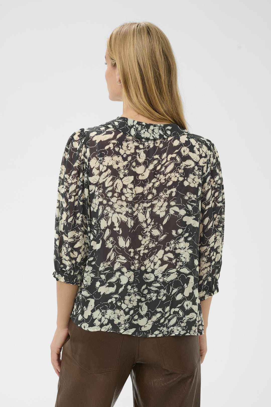 Alvia Blouse After Midnight Art Flower | Skjorter og bluser | Smuk