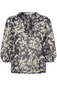 Alvia Blouse After Midnight Art Flower