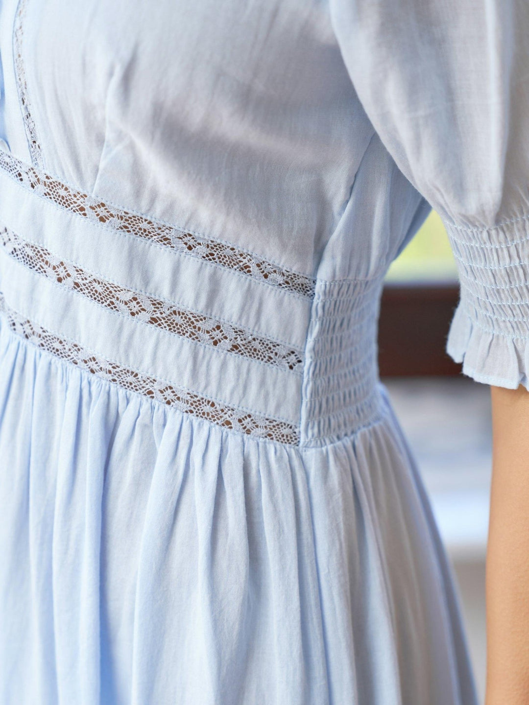 Alvina S Voile Dress Light Blue | Kjoler | Smuk