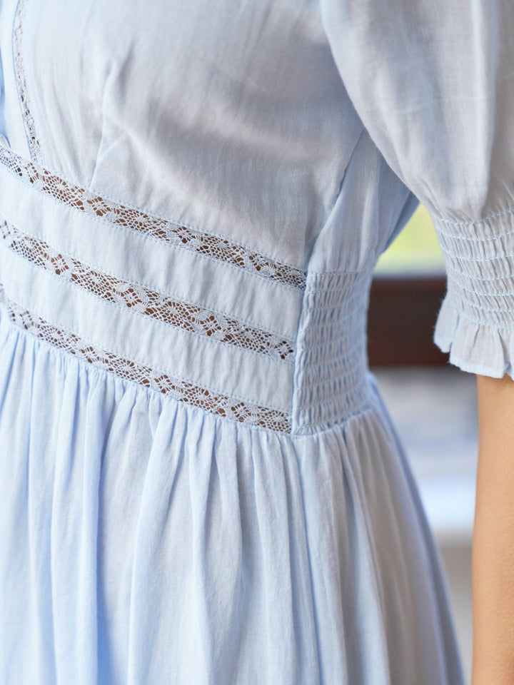 Alvina S Voile Dress Light Blue | Kjoler | Smuk