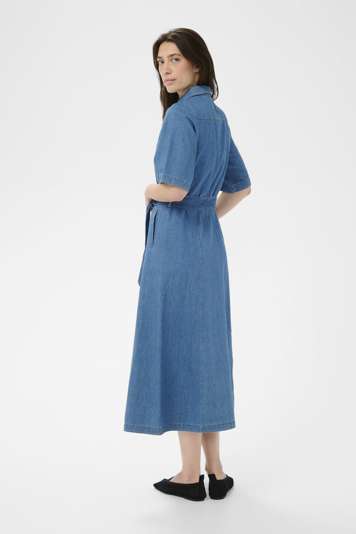 Ama Dress Medium Blue Denim | Kjoler | Smuk