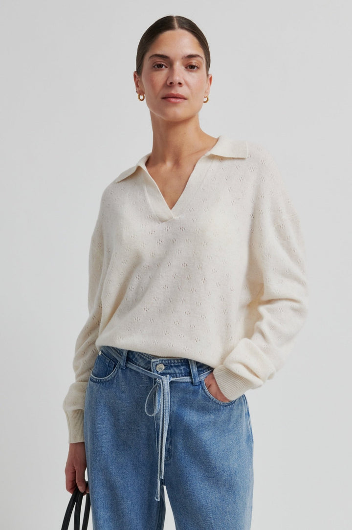 Amala Knit Ls Tofu | Genser | Smuk