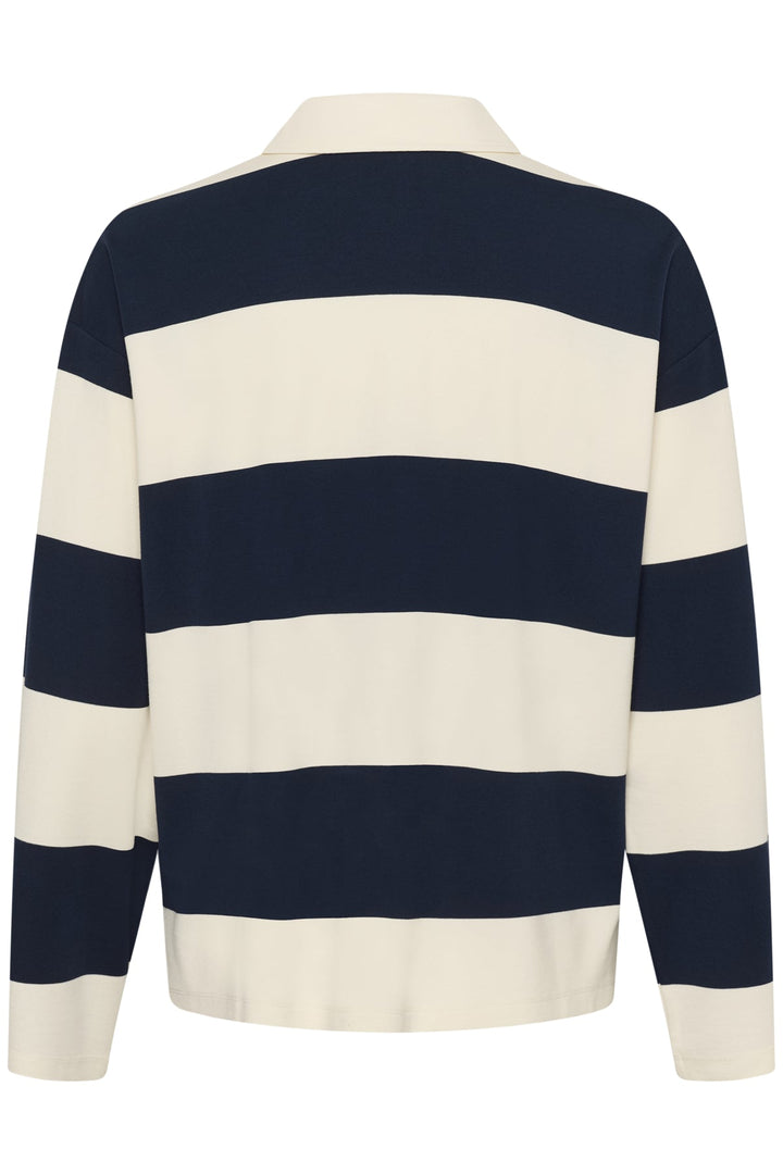 Amari T-Shirt After Midnight Stripe | Topper | Smuk