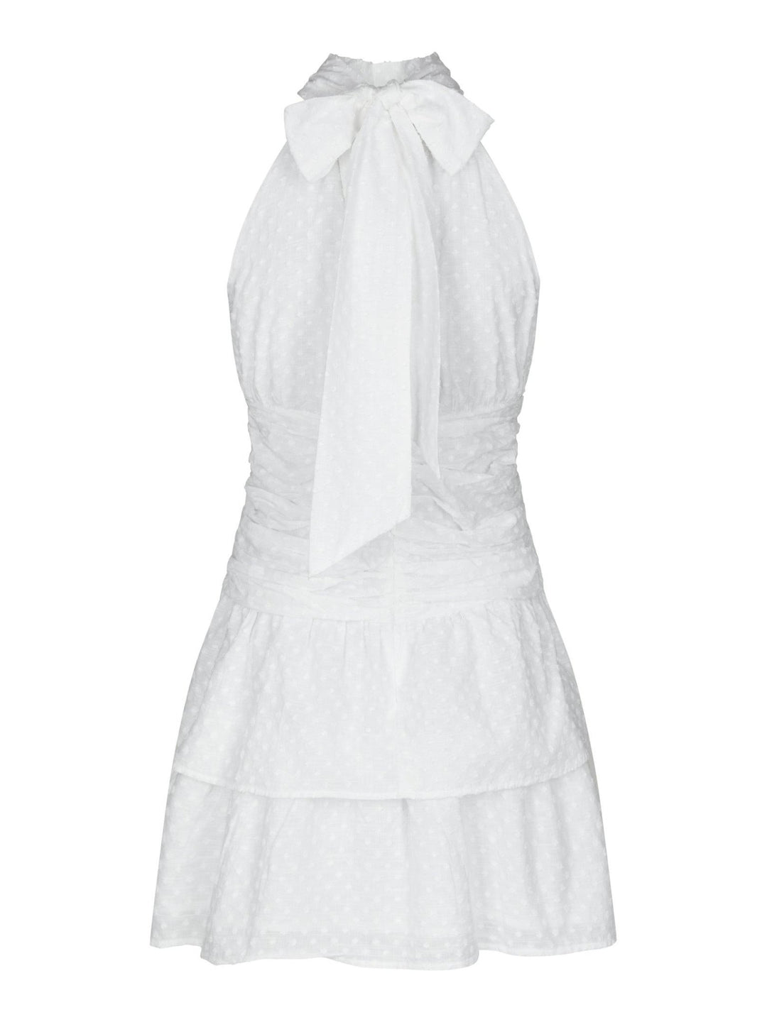 Amaris Dobby Dress White | Kjoler | Smuk