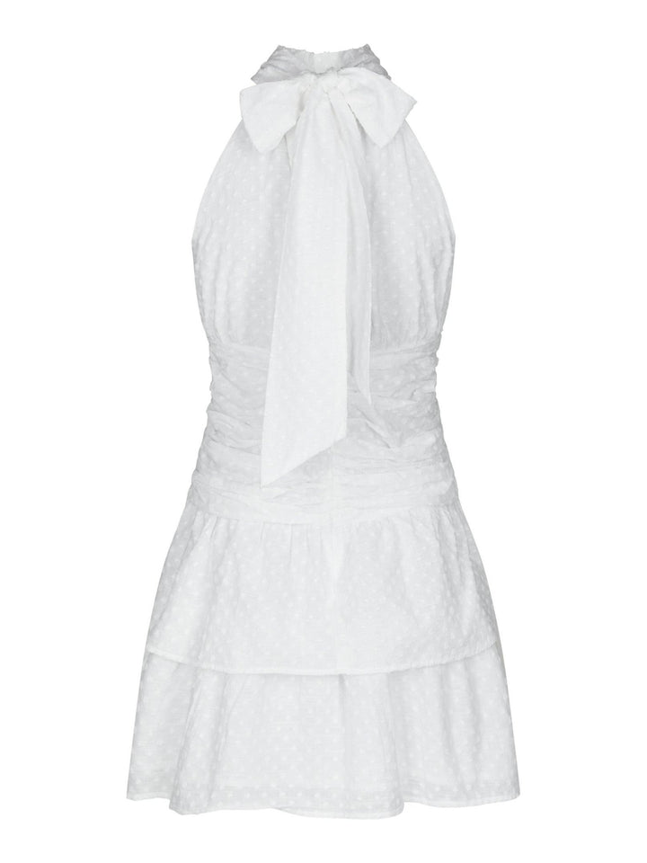Amaris Dobby Dress White | Kjoler | Smuk