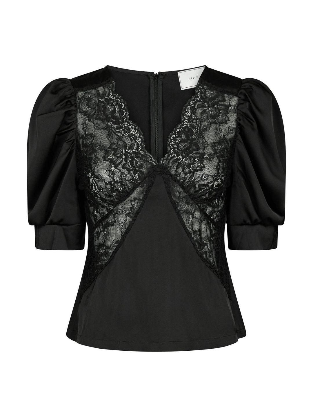 Ambrosi Lace Blouse Black | Skjorter og bluser | Smuk - Dameklær på nett