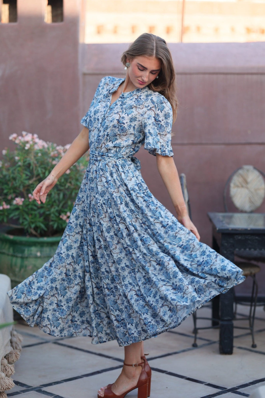 Ambrosia Midi Dress Cloud Nine | Kjoler | Smuk
