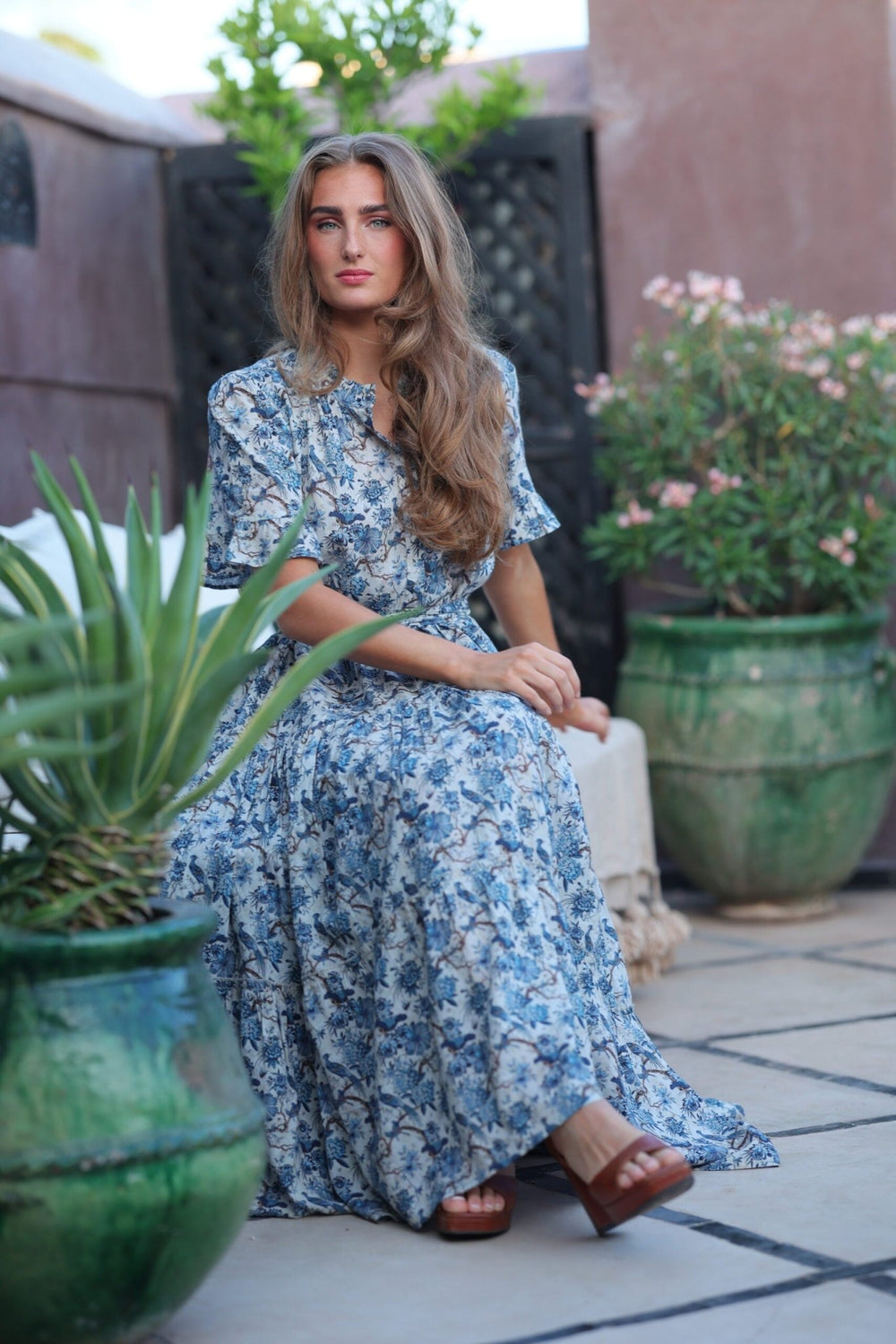 Ambrosia Midi Dress Cloud Nine | Kjoler | Smuk