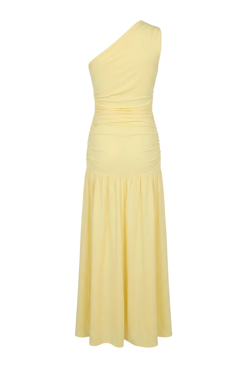 Amelia Maxi Dress Yellow | Kjoler | Smuk