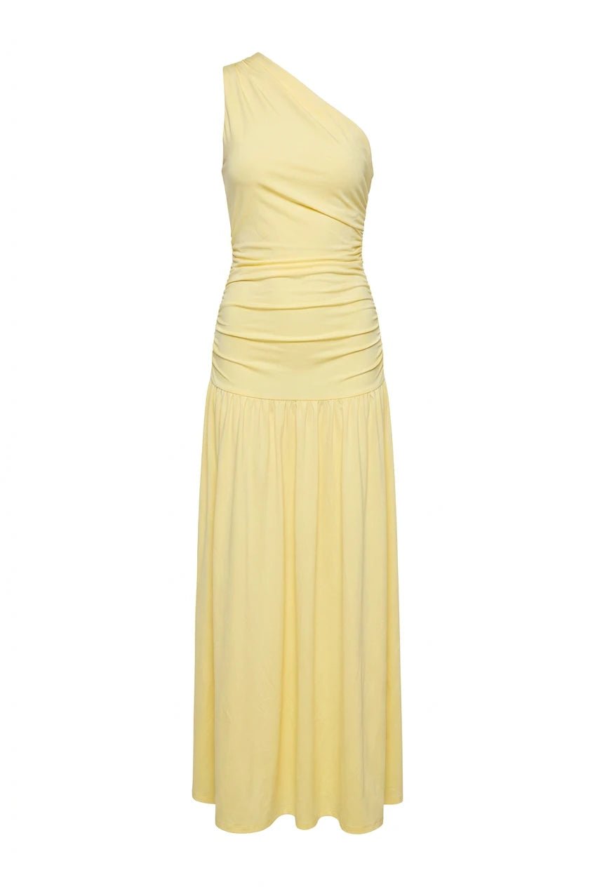 Amelia Maxi Dress Yellow | Kjoler | Smuk