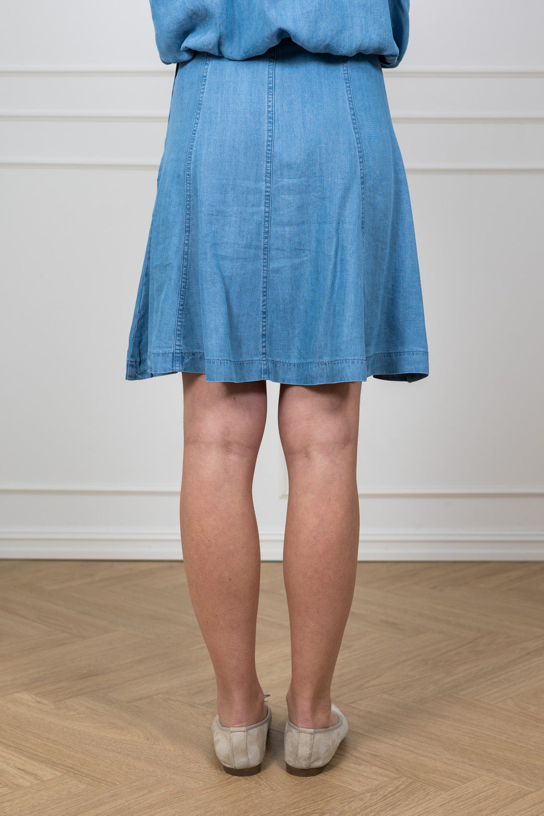 Amina Skirt Navy | Skjørt | Smuk
