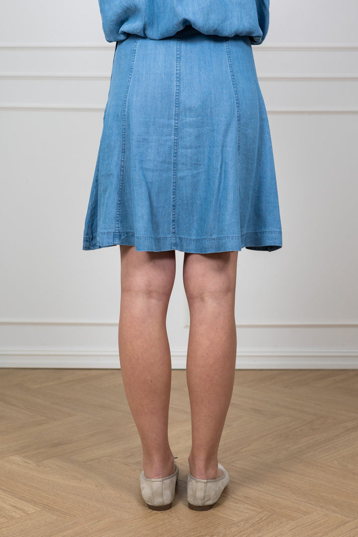 Amina Skirt Navy | Skjørt | Smuk