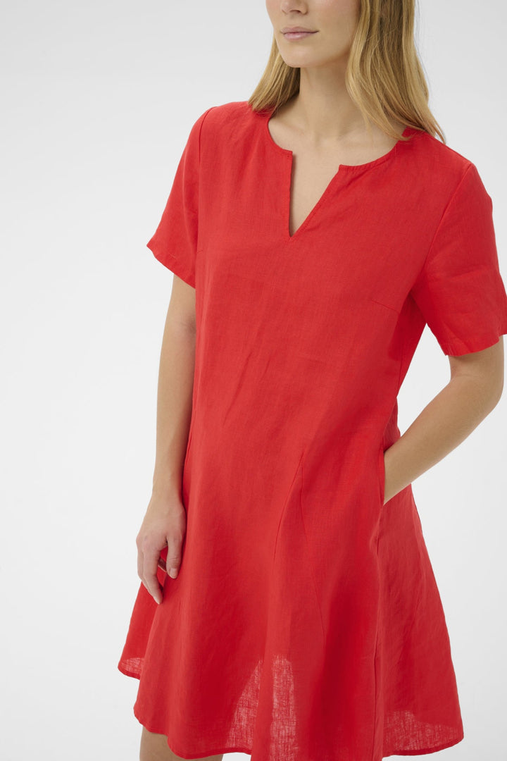 Aminasa Dress Poppy Red | Kjoler | Smuk