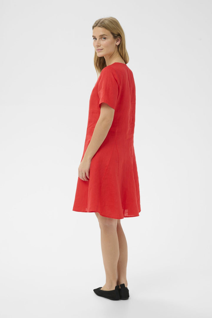 Aminasa Dress Poppy Red | Kjoler | Smuk