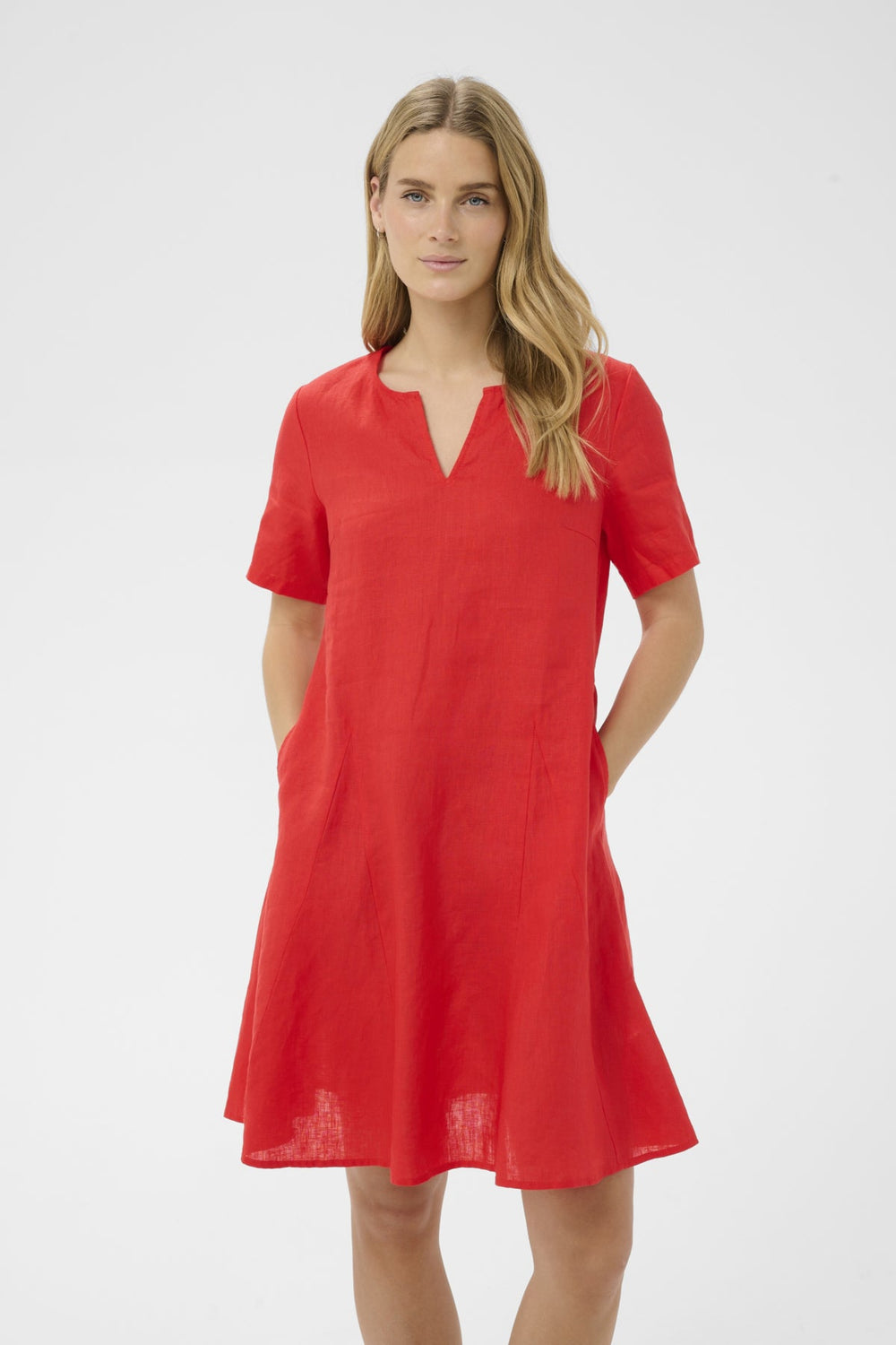 Aminasa Dress Poppy Red | Kjoler | Smuk