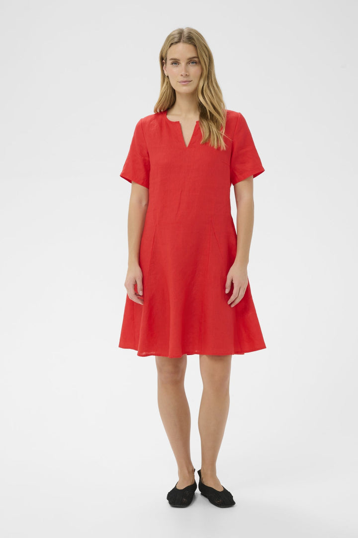 Aminasa Dress Poppy Red | Kjoler | Smuk