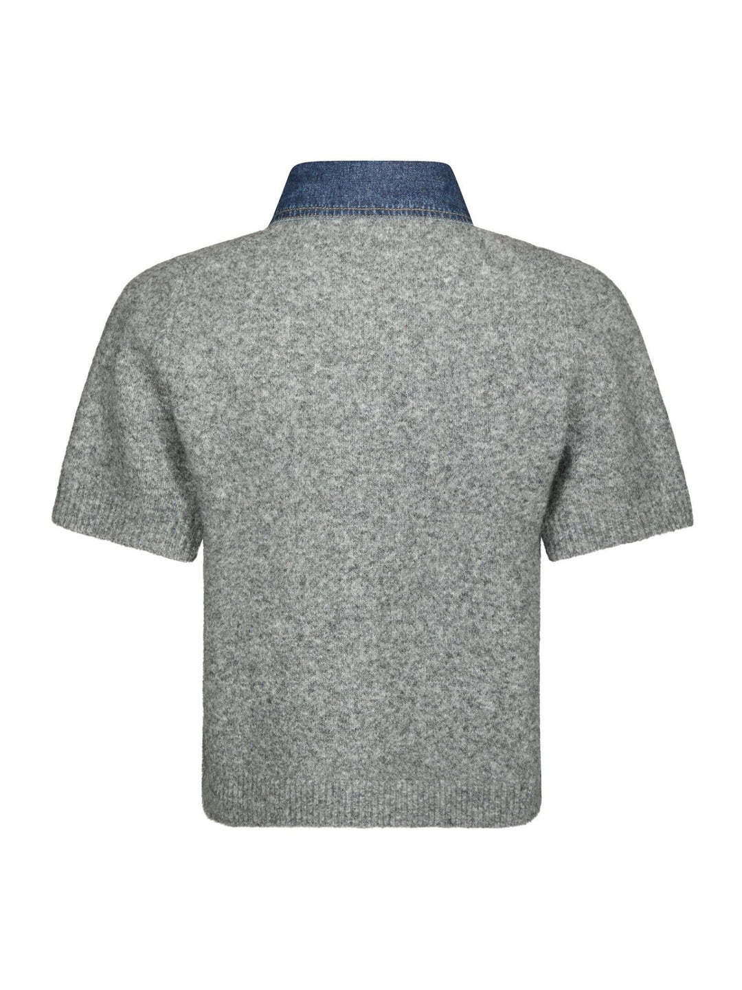 Amoria Knit Cardigan Grey Melange | Genser | Smuk