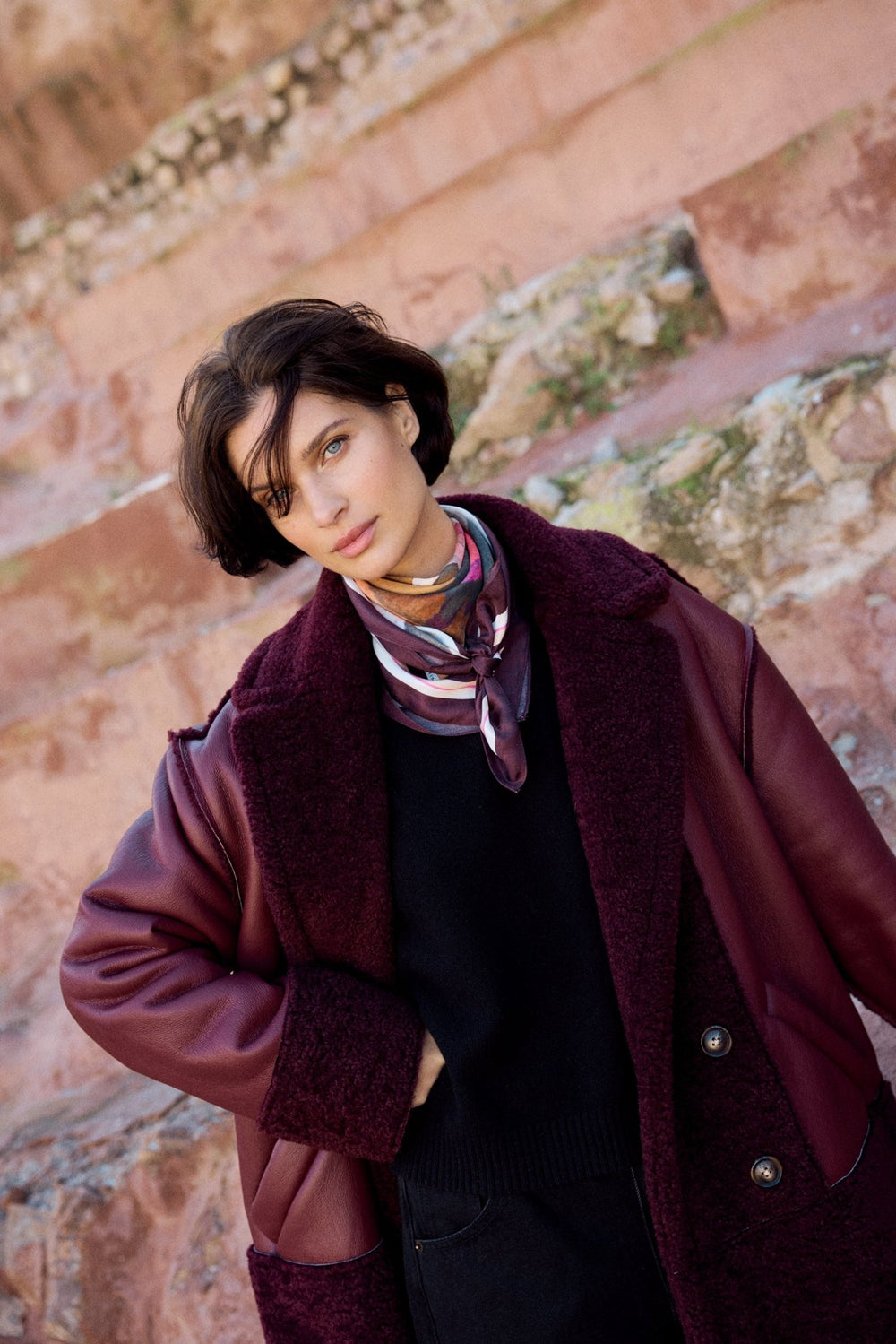 Amsterdam Silk Scarf Multi | Accessories | Smuk - Dameklær på nett