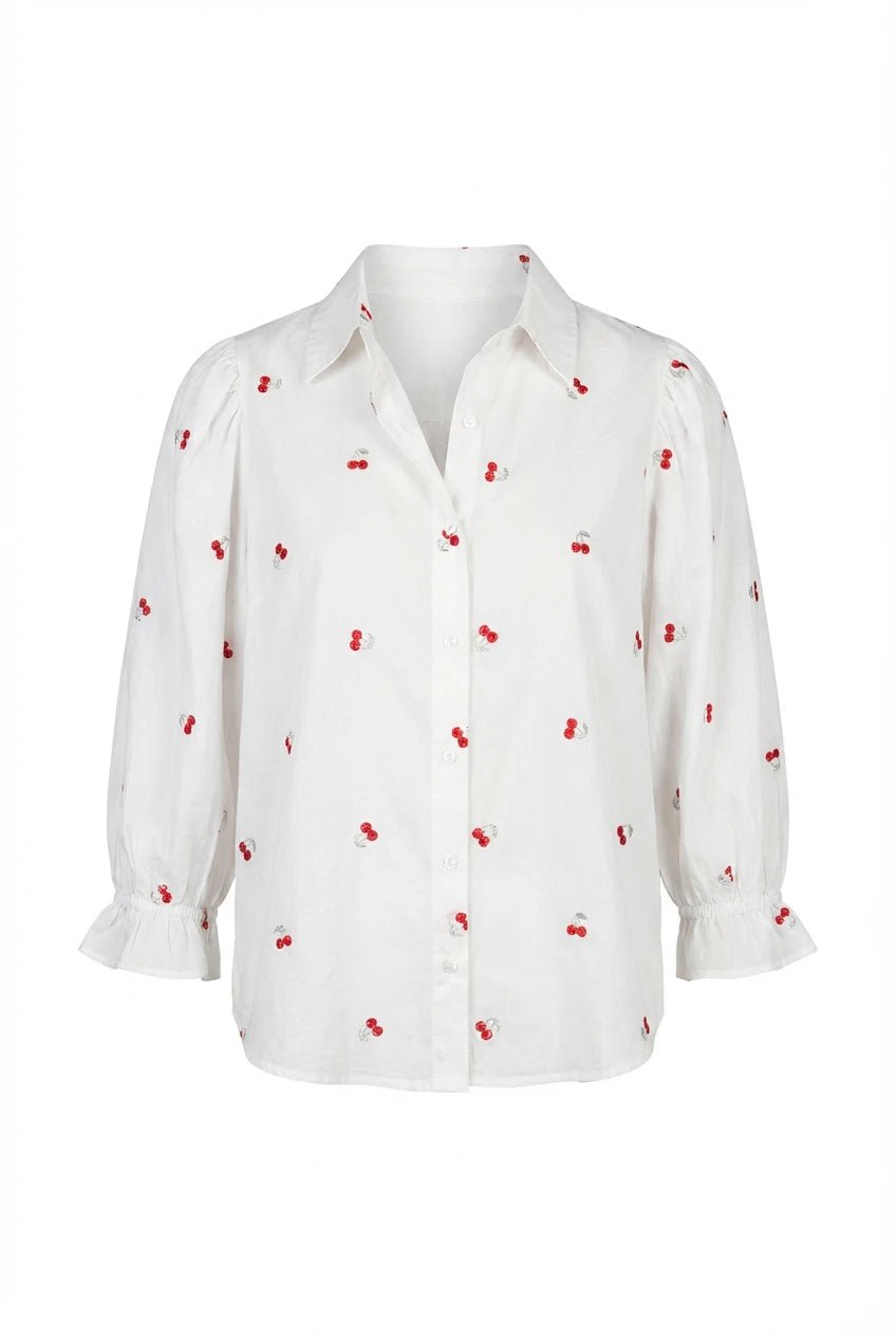 Amy Blouse Cherry | Skjorter og bluser | Smuk