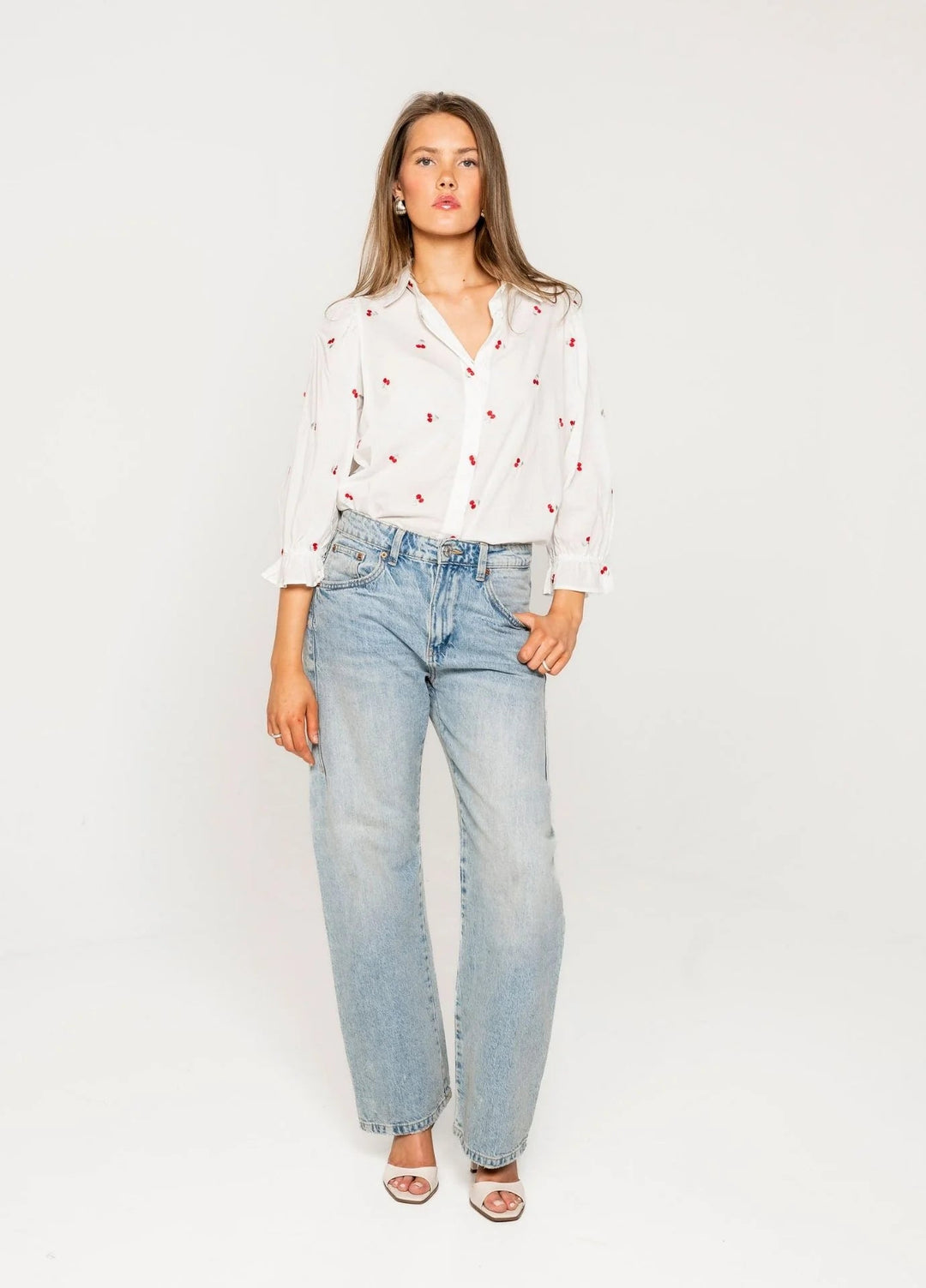 Amy Blouse Cherry | Skjorter og bluser | Smuk