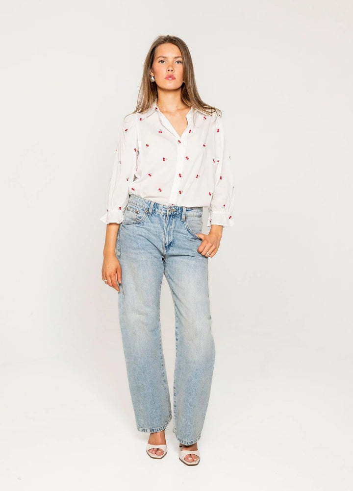 Amy Blouse Cherry | Skjorter og bluser | Smuk