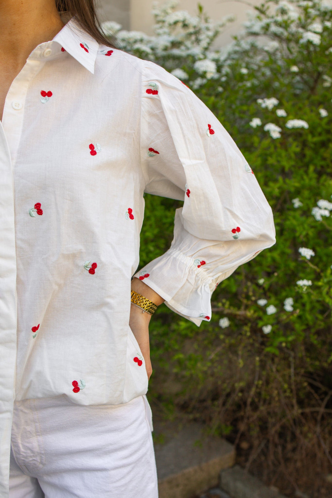 Amy Blouse Cherry | Skjorter og bluser | Smuk