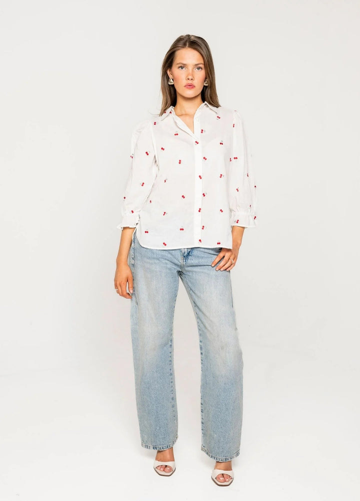 Amy Blouse Cherry | Skjorter og bluser | Smuk