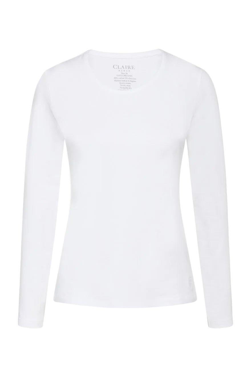 Amy Long Sleeved White | Topper | Smuk
